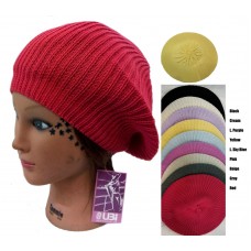 100% Cotton Mujer Lady Beanie Crochet Beret Knit Baggy Hat Cap  eb-64074687